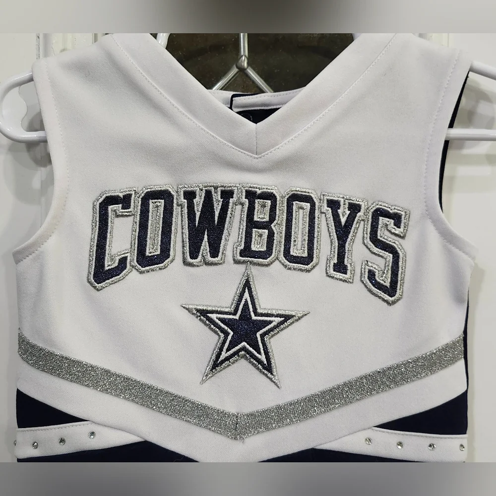 Dallas Cowboys Authentic Cheerleader Dress Toddler Size 2t